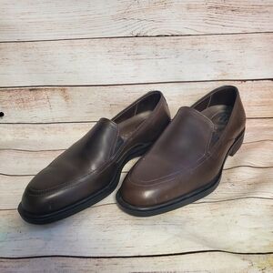 Allen Edmonds Mens 10.5 3E EEE Brown Leather Loafers Dress Shoes